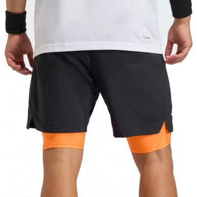 Adidas Club 2IN1 svart orange short