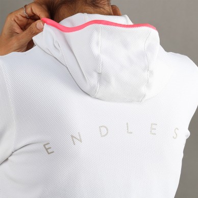 Endless Breath Line vitt delave Sweatshirt