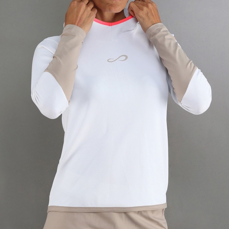 Endless Breath Line vitt delave Sweatshirt