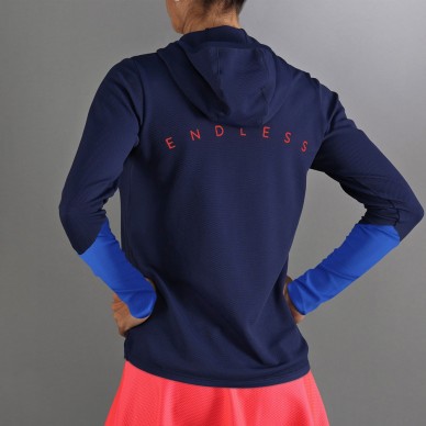 Endless Breath Line marinblå royal sweatshirt