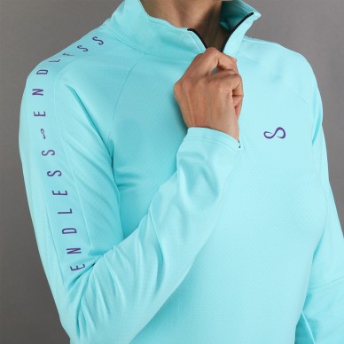 Endless Kirsch II blå aqua Sweatshirt