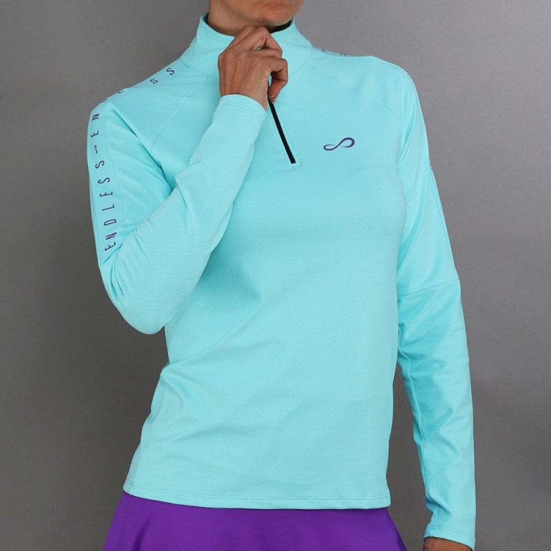 Endless Kirsch II blå aqua Sweatshirt