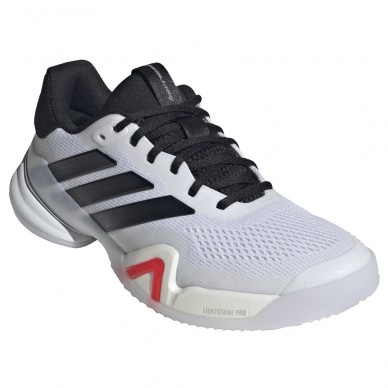 Adidas Barricade 14 M Clay white black lucid red 2026 Padelskor