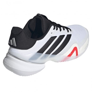 Adidas Barricade 14 M Clay white black lucid red 2026 Padelskor