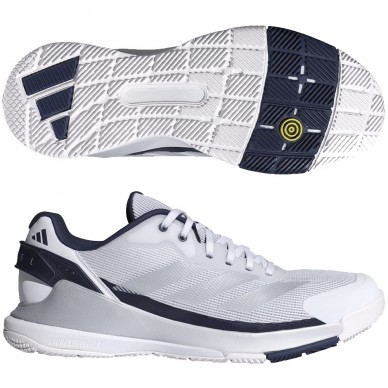 Adidas Crazyquick LS Padel white dark blue 2026 padelskor