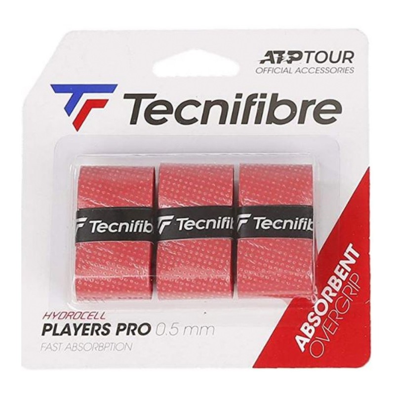 Overgrips Tecnifibre Players Pro röda