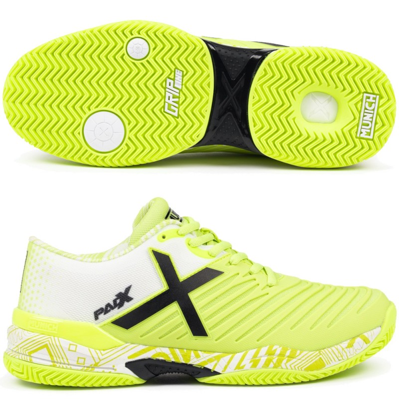 Munich PADX 62 Padel white yellow 2026 Padelskor