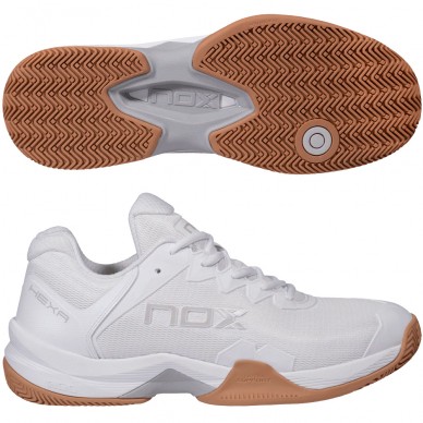 Nox ML10 Hexa white gum rubber 2026 Padelskor
