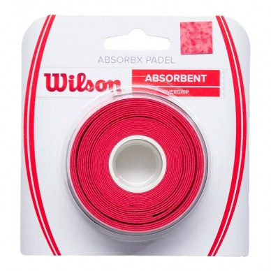 Overgrips Wilson Absorbx 3 Pack röd