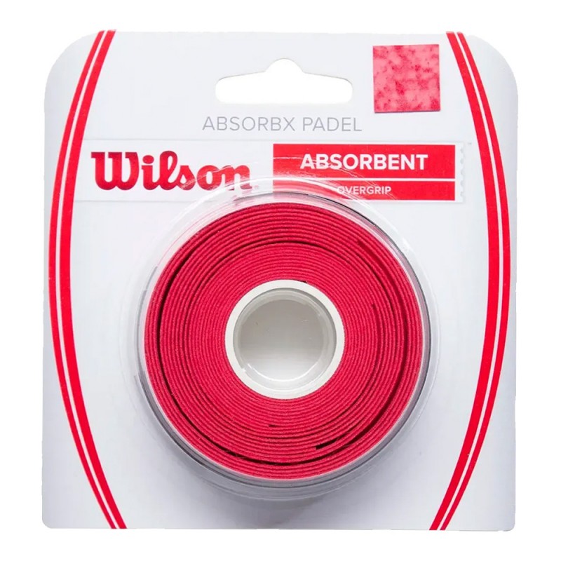 Overgrips Wilson Absorbx 3 Pack röd