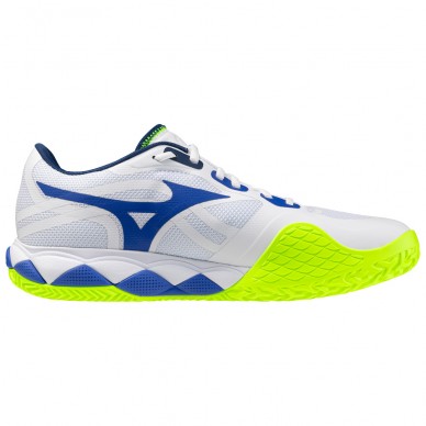 Mizuno Wave Enforce Tour 2 CC white dazzling blue 2026 Padelskor