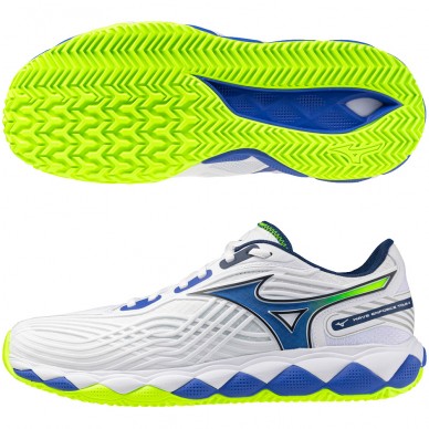 Mizuno Wave Enforce Tour 2 CC white dazzling blue 2026 Padelskor