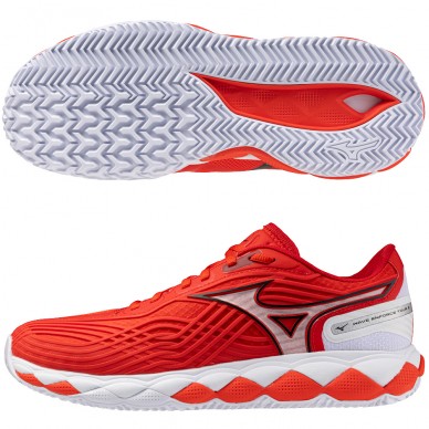 Mizuno Wave Enforce Tour 2 CC fiery red white 2026 Padelskor