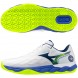 Mizuno Wave Enforce Court CC white dazzling blue 2026 Padelskor