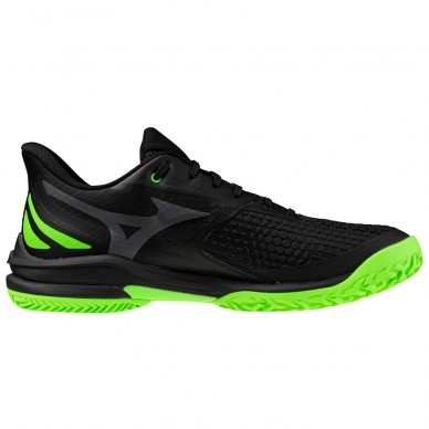 Mizuno Wave Exceed Tour 7 Padel black glowing apple 2026 Padelskor