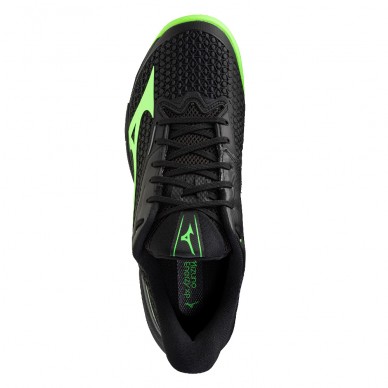 Mizuno Wave Exceed Tour 7 Padel black glowing apple 2026 Padelskor