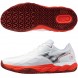 Mizuno Wave Enforce Court CC fiery red white 2026 Padelskor