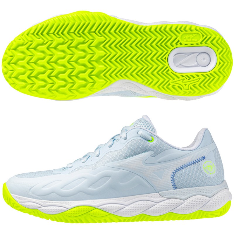 Mizuno Wave Enforce Court CC ice water yellow 2026 padelskor