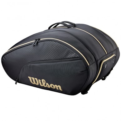 Wilson Defy V1 svart guld 2026 Padelväska