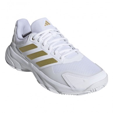 Adidas Courtjam Control 3 W white gold 2026 Padelskor