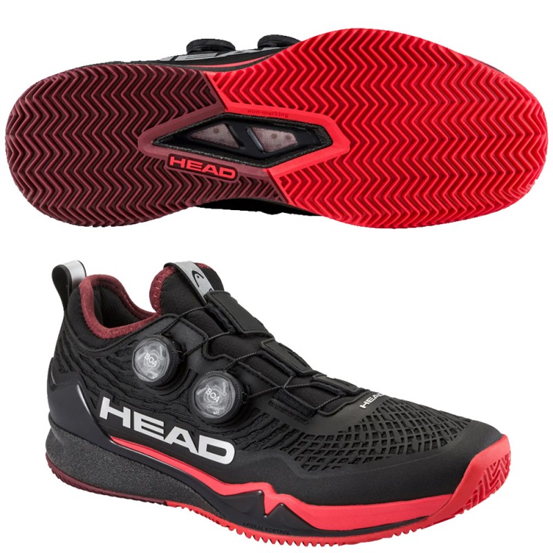 Head Endure Pro BOA black red 2026 Padelskor