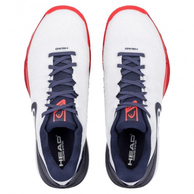 Head Revolt Pro 5.0 Clay Men White Navy 2026 Padelskor