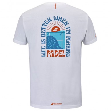Babolat Perf Cotton vit T-shirt