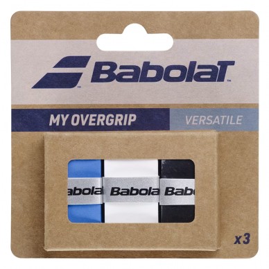 Overgrips Babolat My Overgrip x3 Svart Blå Vit