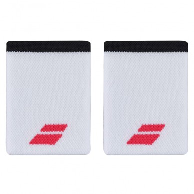 Wristbands Babolat Logo Jumbo Vit Röd