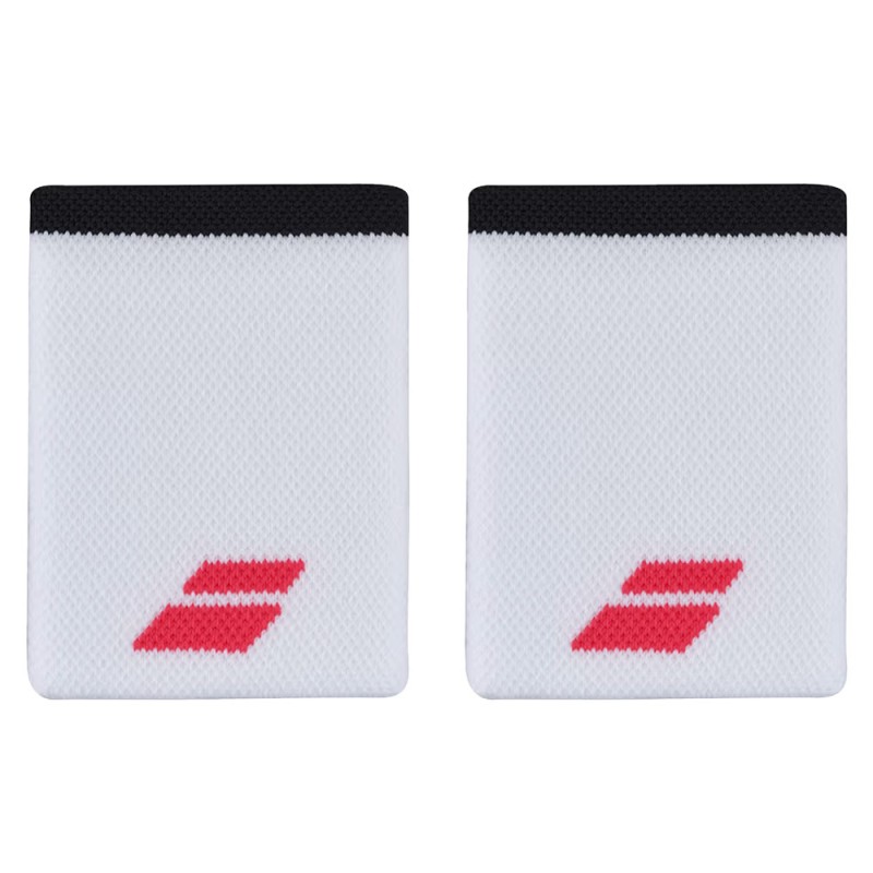 Wristbands Babolat Logo Jumbo Vit Röd