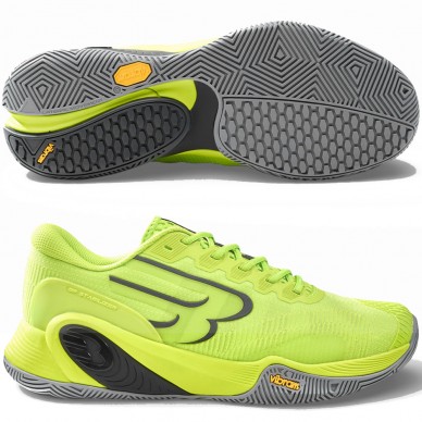 Bullpadel Hack Vibram 26V lime 2026 Padelskor