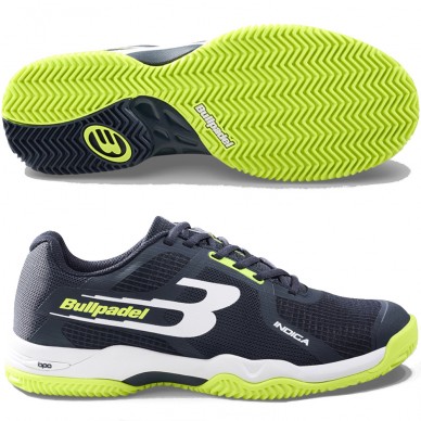 Bullpadel Indiga 26V lime blue 2026 padelskor