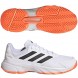 Adidas Courtjam Control 3 M Clay white black orange 2026 Padelskor
