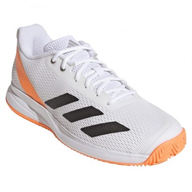 Adidas Courtflash Speed 2 white lucid orange 2026 Padelskor