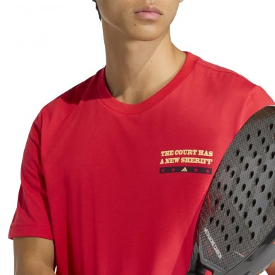 Adidas Wanted röd T-shirt