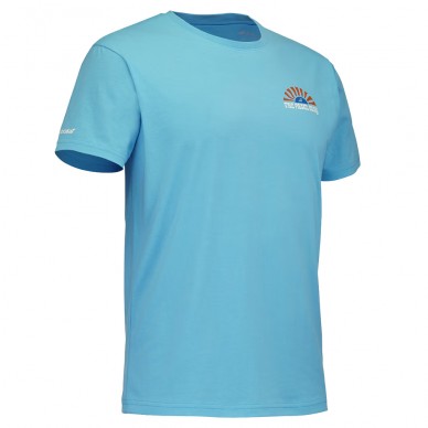 Babolat Perf Cotton blå T-shirt