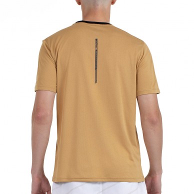 Bullpadel Cheles ockra melerad T-shirt