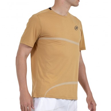 Bullpadel Cheles ockra melerad T-shirt