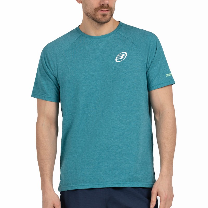 Bullpadel Montse blågrön melange t-shirt