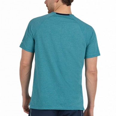Bullpadel Montse blågrön melange t-shirt