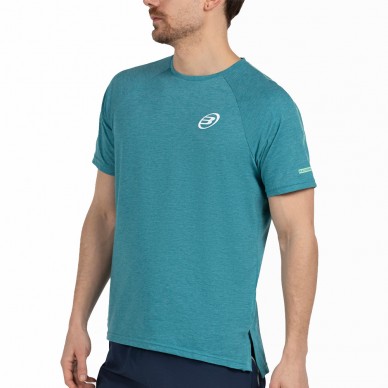 Bullpadel Montse blågrön melange t-shirt