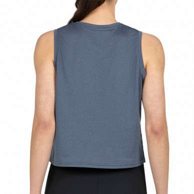 Bullpadel Palacel djuphavsblå melerad T-shirt