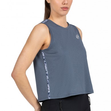 Bullpadel Palacel djuphavsblå melerad T-shirt