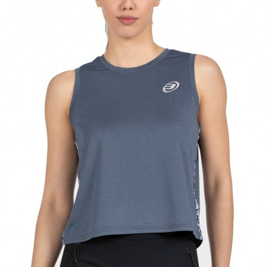Bullpadel Palacel djuphavsblå melerad T-shirt
