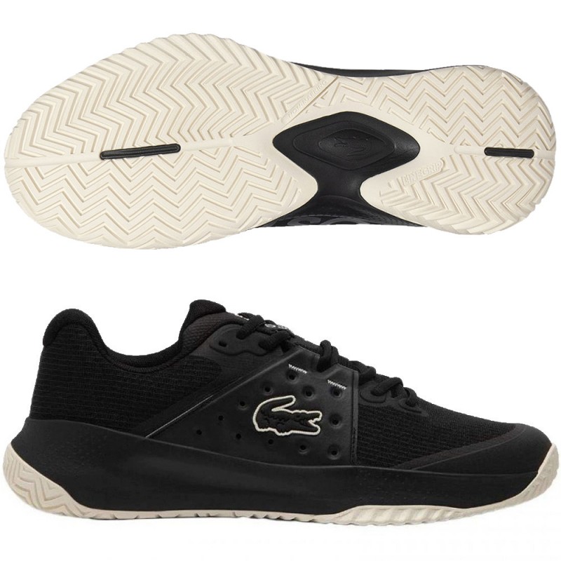 Lacoste Power Serve black off white 2026 Padelskor