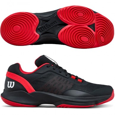 Wilson Hurakn Pro V2 black red 2026 padelskor