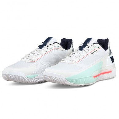 Wilson Rush Tour 5 Clay white bay blue 2026 padelskor