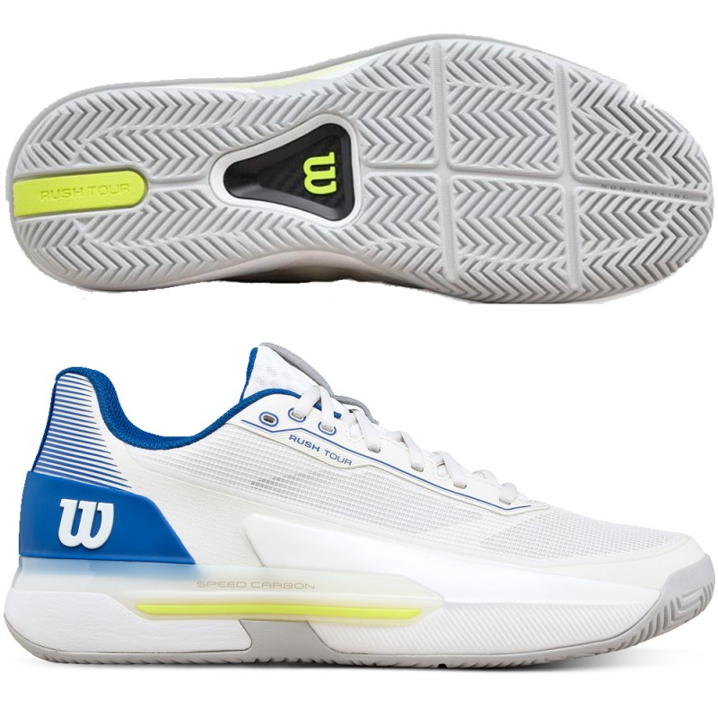 Wilson Rush Tour 5 white diva blue 2026 Padelskor