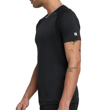 Wilson Team Seamless Crew svart T-shirt