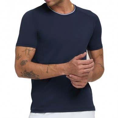 Wilson Team Seamless Crew marinblå T-shirt